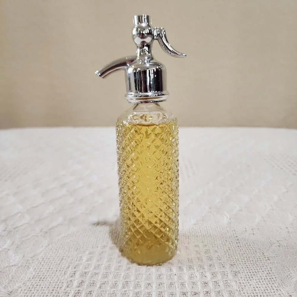 Vintage Avon Bar SELTZER Dispenser Windjammer Scent Full Glass Bottle No Box